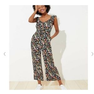 Lily Ruffle Jumpsuit LOFT